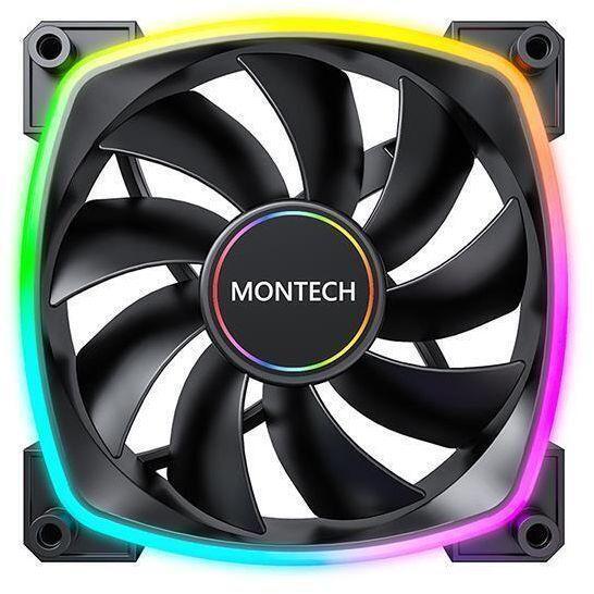 Корпусний вентилятор MONTECH 140MM (AX140 PWM BLACK)фото1
