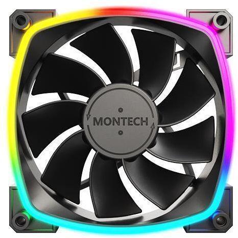 Корпусный вентилятор MONTECH 120MM (RX120 PWM BLACK) фото 1