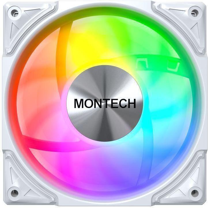 Корпусный вентилятор MONTECH 120MM (METAL PRO 12 ARGB PWM WHITE) фото 1