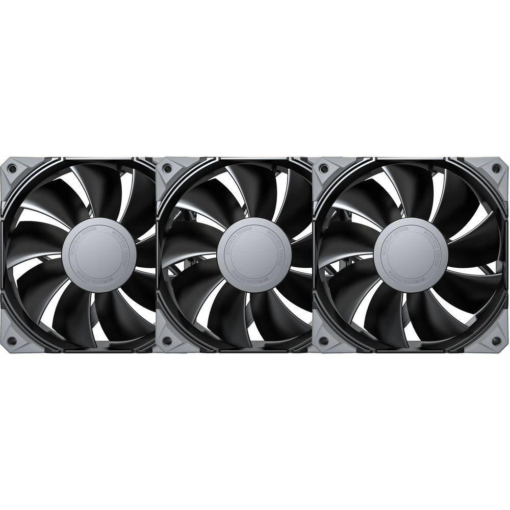 Набор из трех вентиляторов для корпуса MONTECH E28 PWM 120MM (E28 3 PACK (B)) фото 1