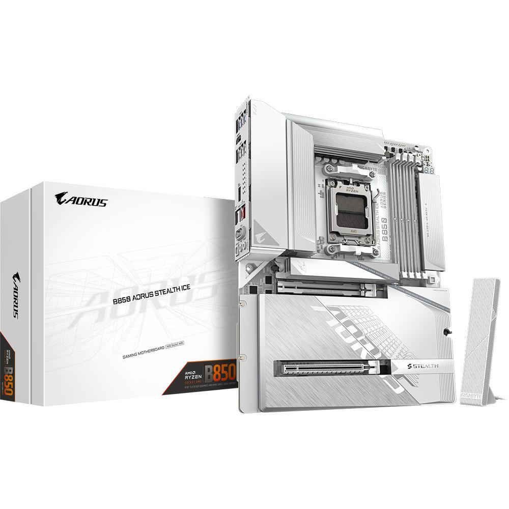 Материнская плата GIGABYTE AMD B850 SAM5 ATX (B850_A_STEALTH_ICE) фото 1