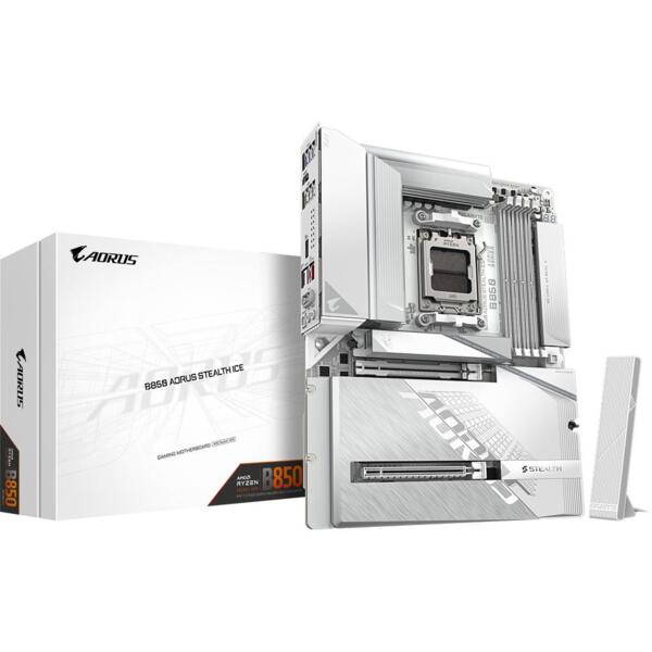 

Материнская плата GIGABYTE AMD B850 SAM5 ATX (B850_A_STEALTH_ICE)