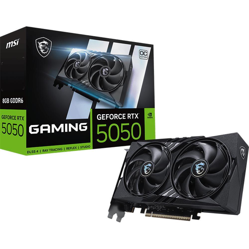 Видеокарта MSI GeForce RTX 5050 8G GAMING OC (RTX5050 8G GAM OC) фото 1
