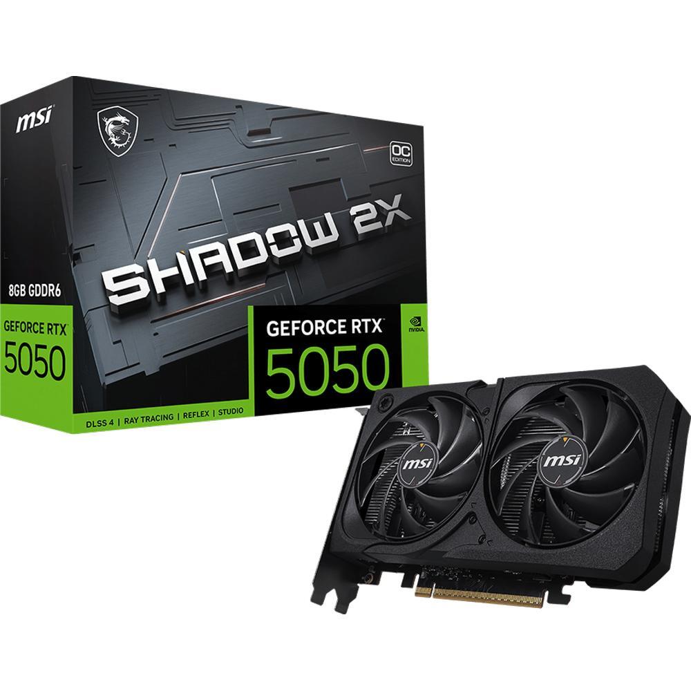 Видеокарта MSI GeForce RTX 5050 8GB SHADOW 2X OC (RTX5050 8G SHADOW 2X OC) фото 1