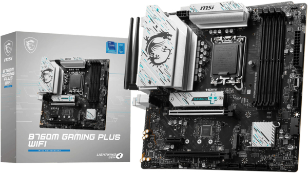 Материнская плата MSI MATX B760M GAMING PLUS WIFI S1700 (MATX B760M GAMING PLUS WIFI)