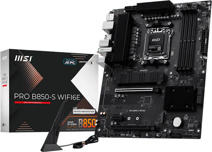 Материнська плата MSI AMD PRO B850-S WIFI6E SAM5 (PRO B850-S WIFI6E)фото1