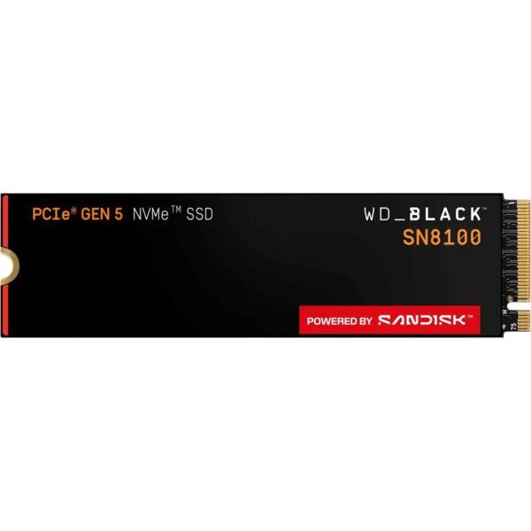 

SSD накопитель WD G5 M.2 2TB BLACK SN8100 (WDS200T1X0M)