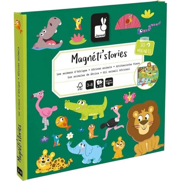 

Магнитная книга Janod Африканские животные (J05456)
