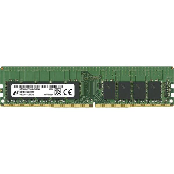 Память сервера MICRON 32GB DDR4-3200 2Rx8 CL22 ECC UDIMM (MTA18ASF4G72AZ-3G2R)