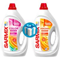 Набір Гель для прання Sarmix Color 900 мл + Гель для прання Sarmix Aroma 900 мл