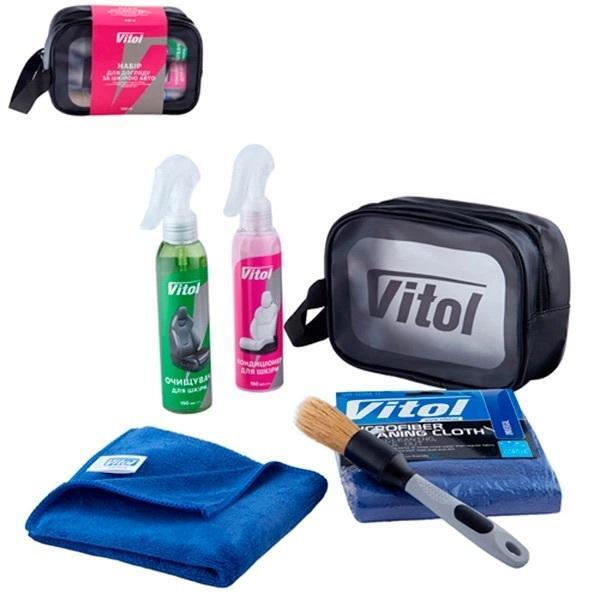 

Набор для ухода за кожей авто VITOL NV-4