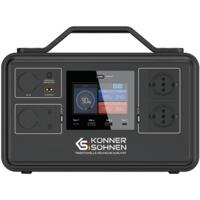 Портативная электростанция Konner&Sohnen KS 1200PS, 1200Вт, 1030 Вт/ч (KS1200PS)