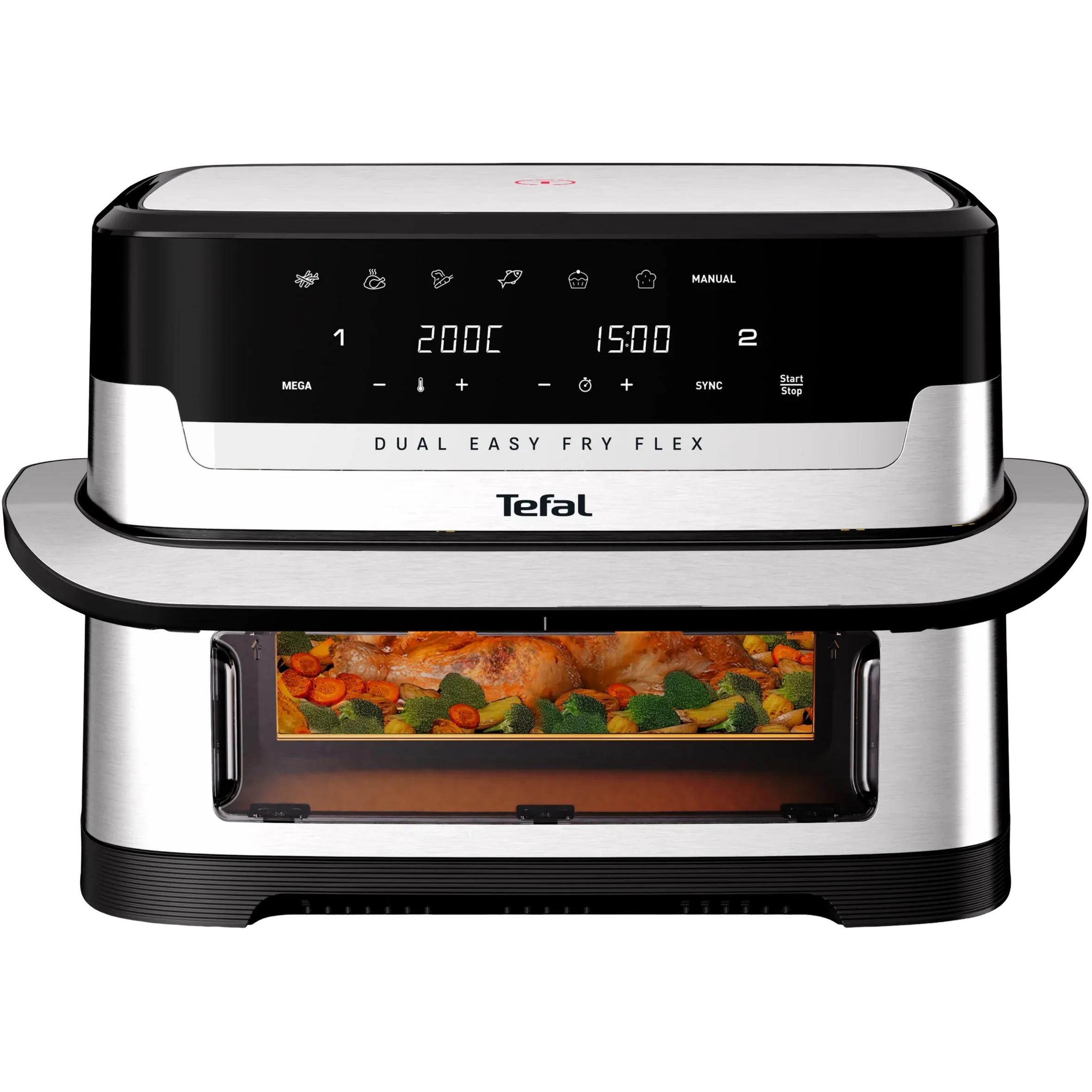 Мультипечь Tefal Dual Easy Fry Flex EY922DE0 фото 1