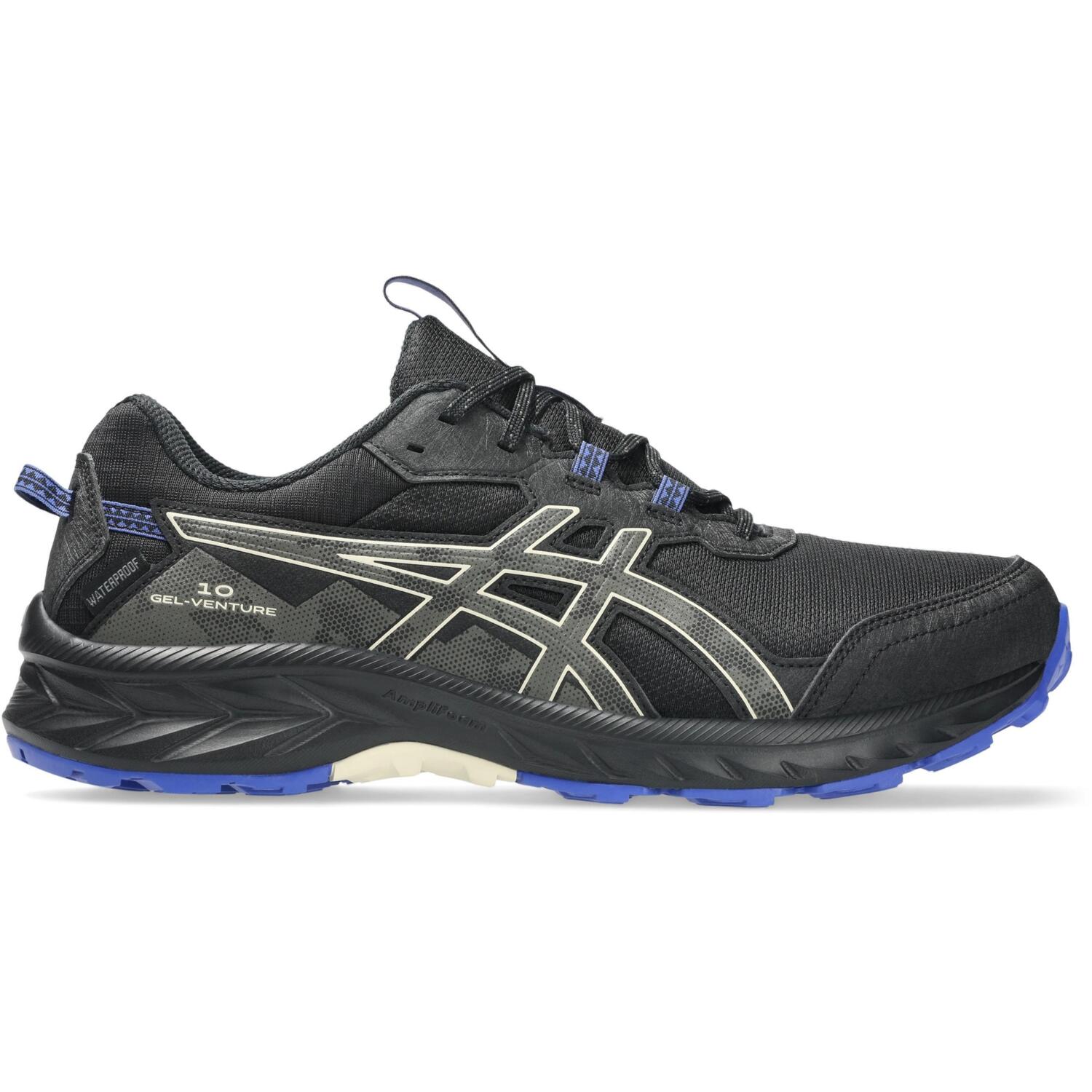 Кросівки трейлові чоловічі Asics Gel-Venture 10 Waterproof 1011B965-002 41,5 (8 US) чорний/синій