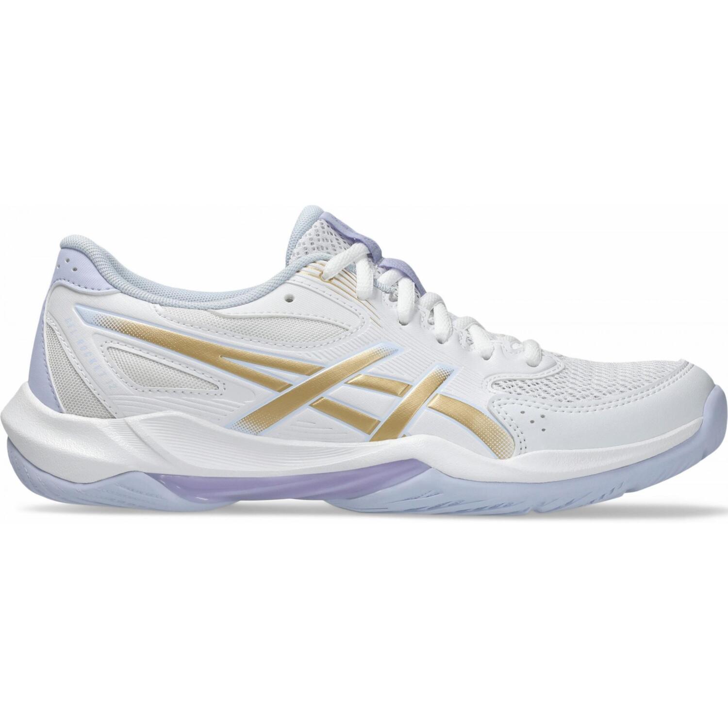 Кроссовки волейбольные женские Asics Gel-Rocket 12 1072A119-102 40,5 (9 US) белый/золотой