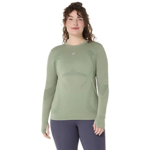 Лонгслив женский Asics Road Seamless Ls Top 2012D290-400 S (36) зеленый фото 