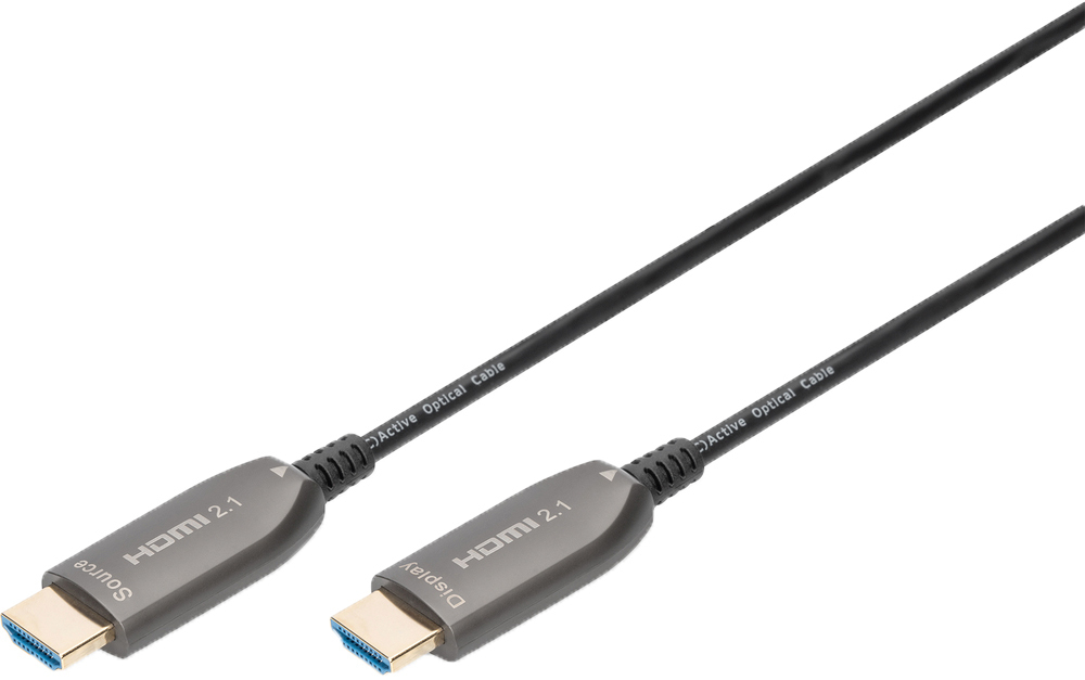 Кабель Digitus HDMI UHD 8K, AOC hybrid-fiber, type A M/M, 30м, Black (AK-330126-300-S) фото 1
