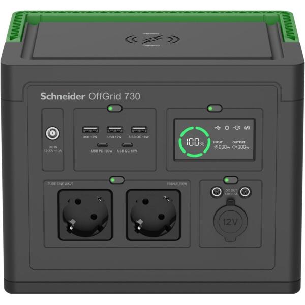 

Портативная зарядная станция APC Schneider OffGrid Portable Power Station 730, 738Wh (PPS730-GR)