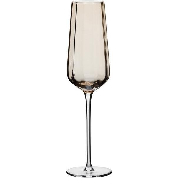 Набір келихів для шампанського ARDESTO Black Mars Altair 300мл, 2шт, золотистий (AR2629GW)фото1