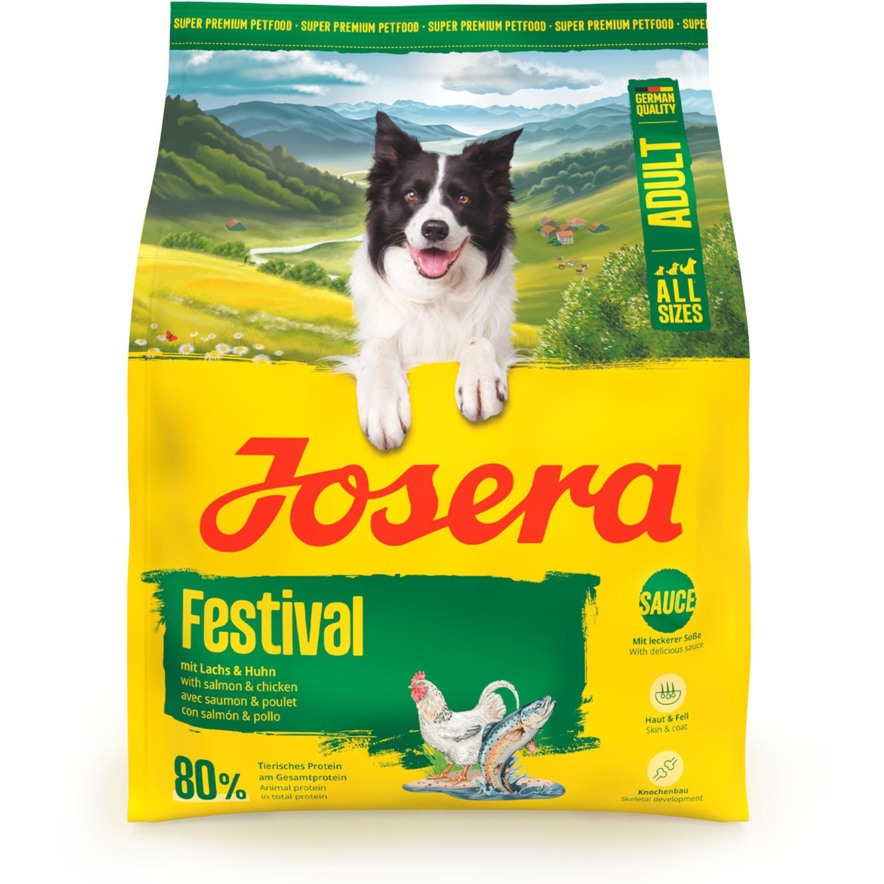 Сухой корм для собак Josera Adult Festival лосось и курица 900 г фото 1