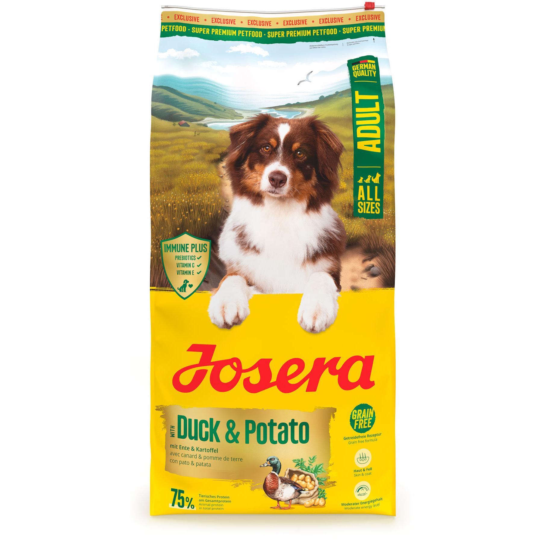 Сухой корм для собак Josera Adult утка и картофель 12,5 кг фото 1