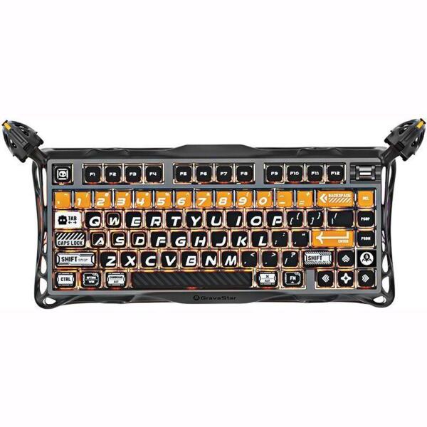 

Клавиатура GravaStar Mercury K1 Pro GravaStar x Kailh Speedy Mint, EN, BT/WL/USB, CyberFlare (GS_K1_PRO_BO_BLK)