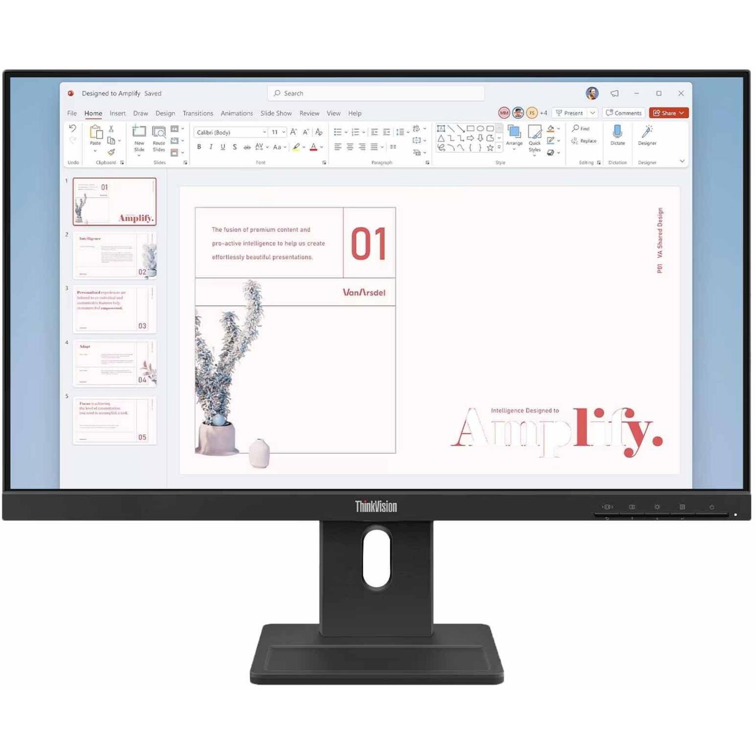 Монітор 23.8" LENOVO ThinkVision E24-40 (64BAMAT1UA)фото