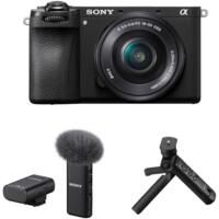 Фотоаппарат SONY Alpha a6400 + 16-50 Black Creator Kit (ILCE6400LB_СrKit)