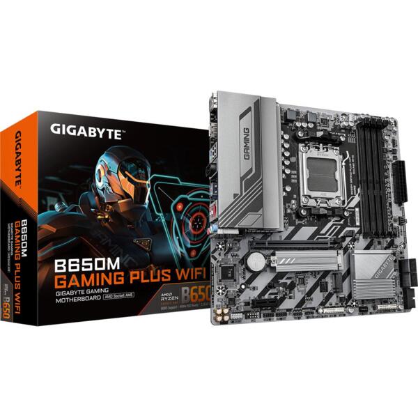 

Материнская плата GIGABYTE B650M GAMING PLUS WF (B650M_GAMING_PLUS_WF)