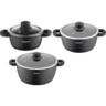 Набор посуды ARDESTO Gemini Anzio, 6 предметов, черный (AR1906AS)