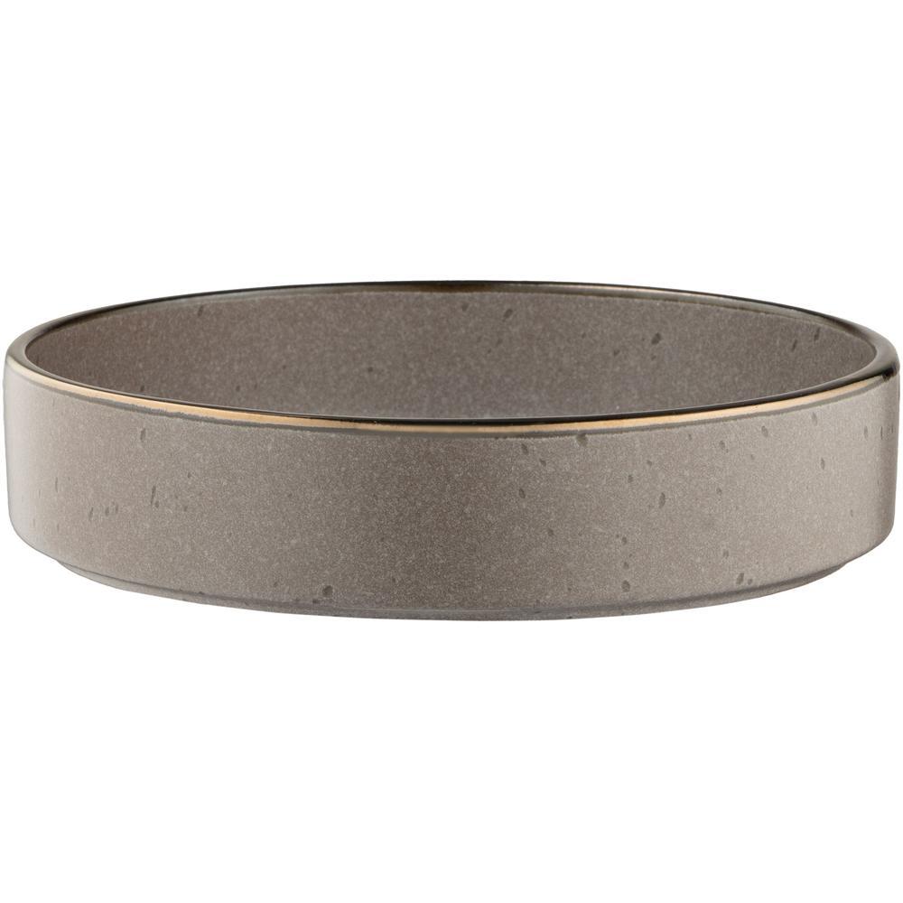 Тарілка супова ARDESTO Fasano, 850мл, 20см, коричневий (AR0420GB)фото