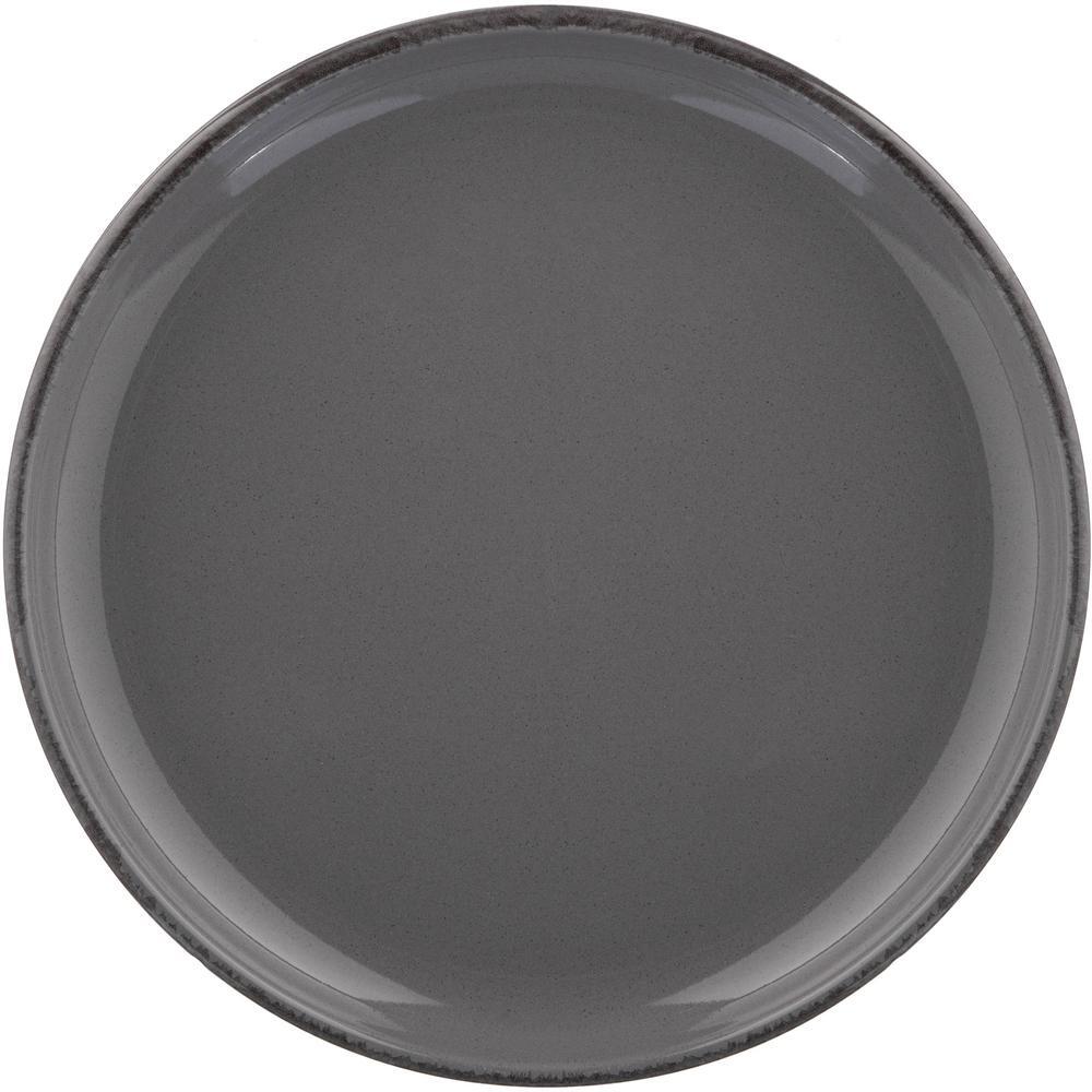 Тарілка обідня ARDESTO Lazio, 27см, сірий темний (AR1626DG)фото1