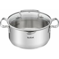 Каструля Tefal DUETTO+, 2.9л, з кришкою, нержавюча сталь, скло (G7194456)