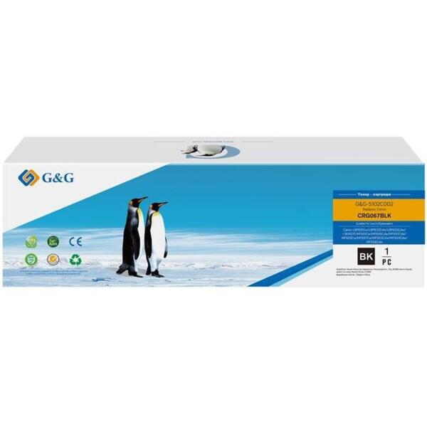 

Картридж G&G для Canon 067 MF651Cw/MF655Cdw/MF657Cdw/LBP631Cw/LBP633Cdw Black (1350 стр) (G&G-5102C002)