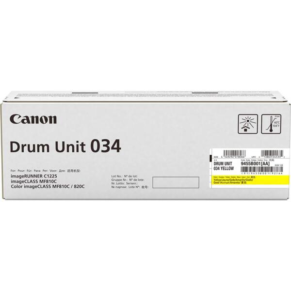 Драм-юнит Canon C-EXV034 C1225iF/C1225 Yellow (34000 стр.) (9455B001BA)