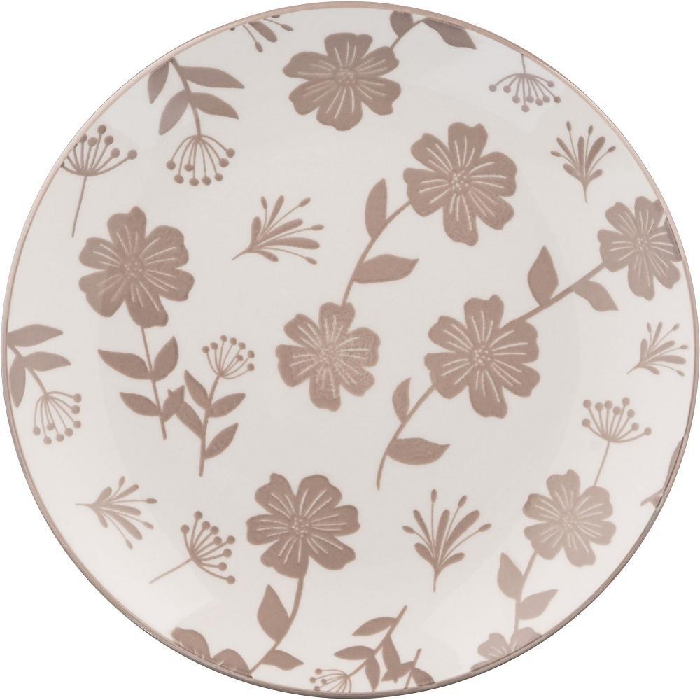 Тарелка десертная ARDESTO Ravenna, 19см, бежевый (AR1319R) фото 1