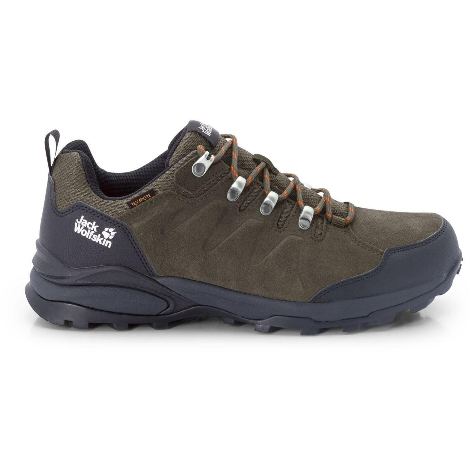 Полуботинки мужские Jack Wolfskin Refugio Texapore Low M 4049851_4287 43 (9 UK) хаки