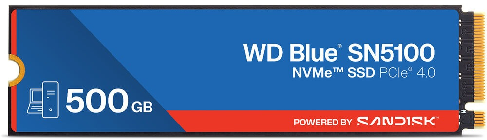 SSD накопичувач WD Blue SN5100 500GB (WDS500G5B0E-00CPE0)фото1