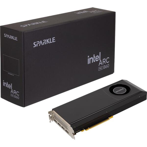 

Видеокарта SPARKLE Intel Arc Pro B60 24GB GDDR6 Blower (SBP60W-24G PRO B60)
