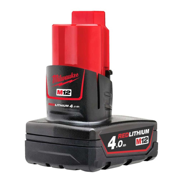 

Аккумулятор Milwaukee Redlithium M12 12В, 4Ач (4932430065)
