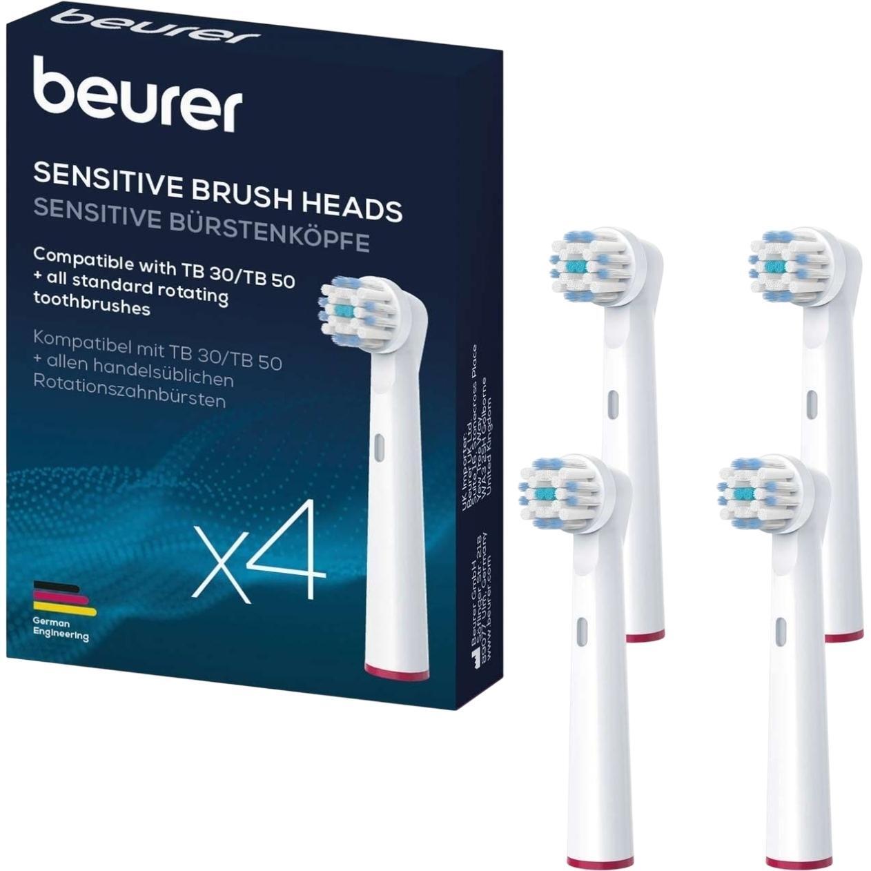 Насадки для зубных щеток Beurer TB 15/30/50 Sensitive фото 1