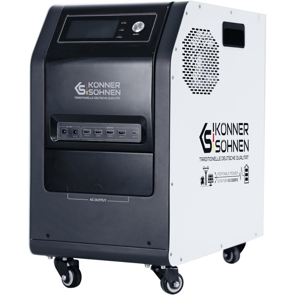 Портативна електростанція Konner&Sohnen KS 3000PS, 3000Вт (KS3000PS-NEW)фото1