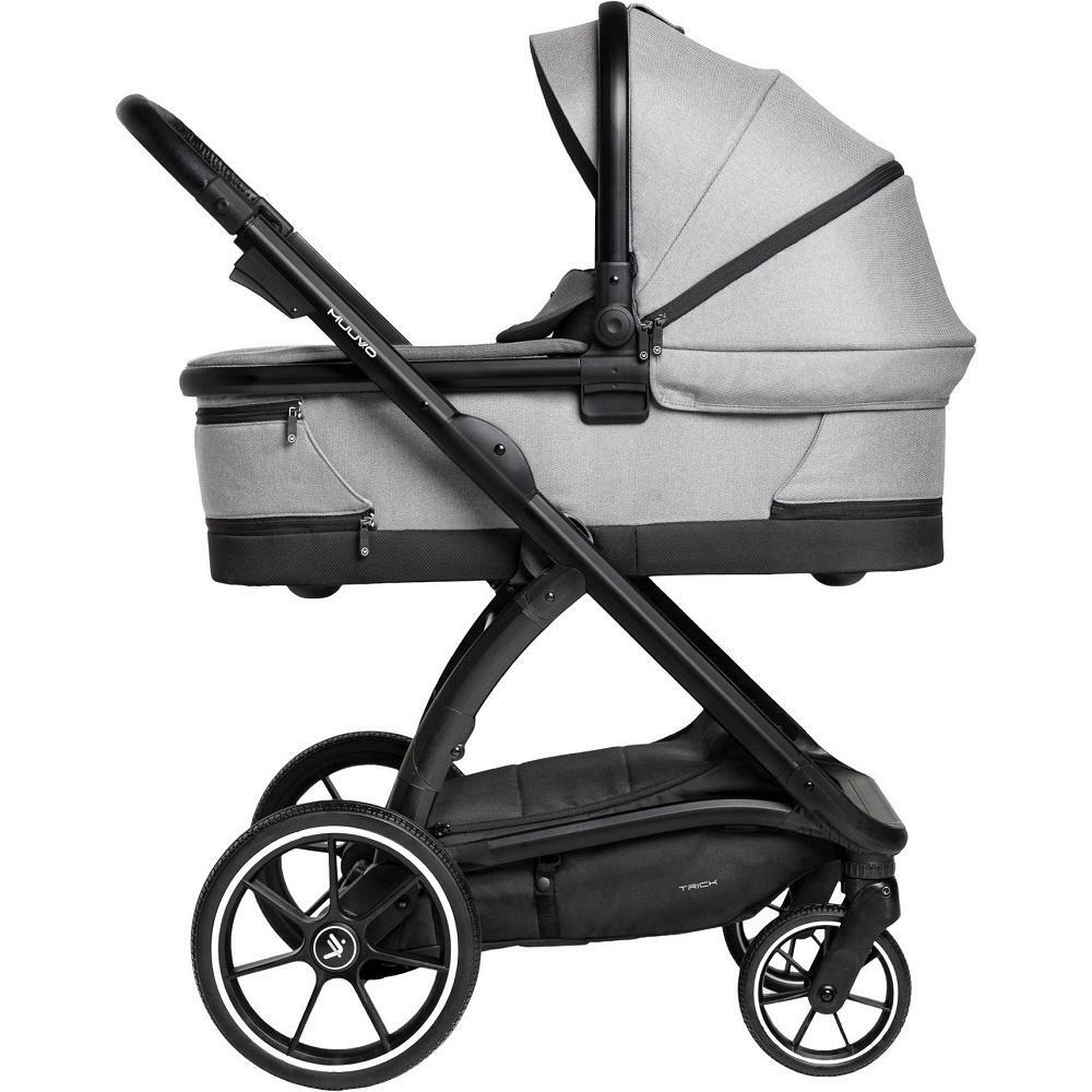 Коляска Muuvo 2в1 Trick Steel Grey (MTRICK-W-STEEL-GREY-2W1) фото 1