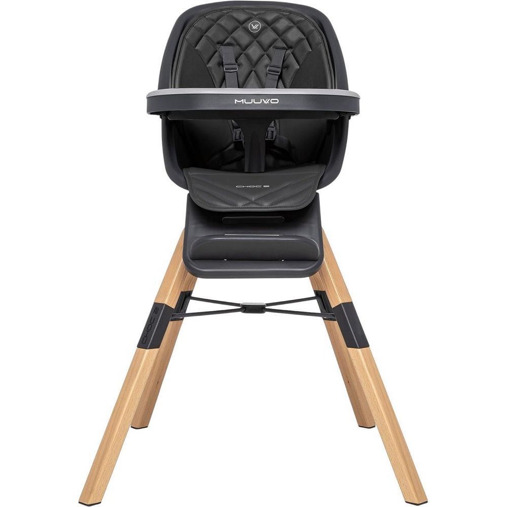 Стільчик для годування Muuvo Choc2 Graphite New (M-CHOC-2-GRAPHITE-NEW)фото