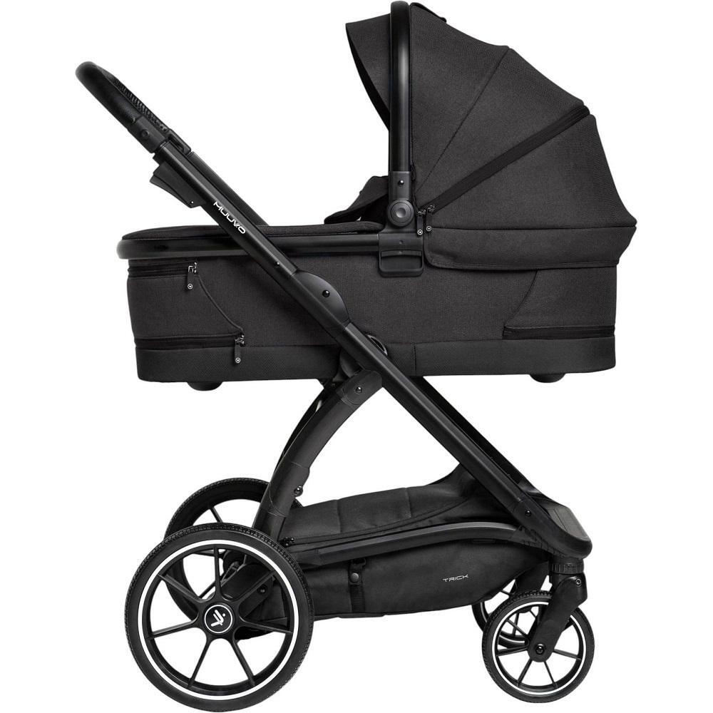 Коляска Muuvo 2в1 Trick Jet Black (MTRICK-W-JET-BLACK-2W1) фото 1
