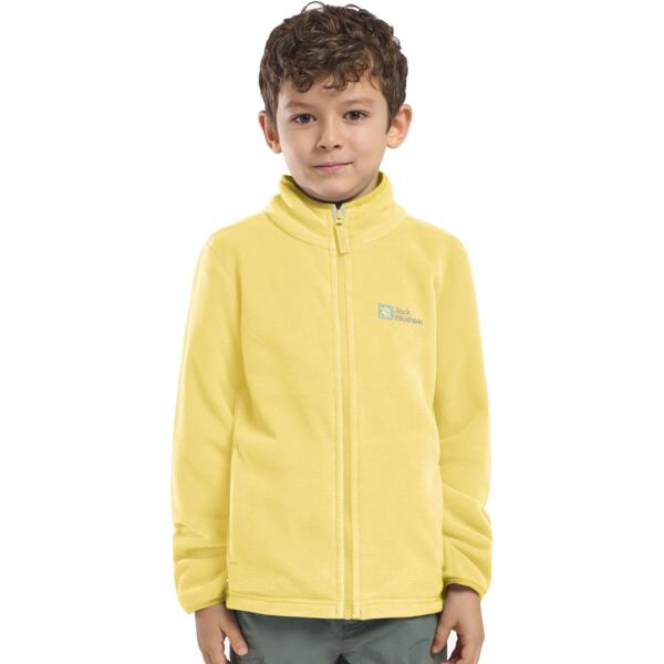 

Кофта флисовая детская Jack Wolfskin Taunus Jacket K 1609482_M0064 140 желтая