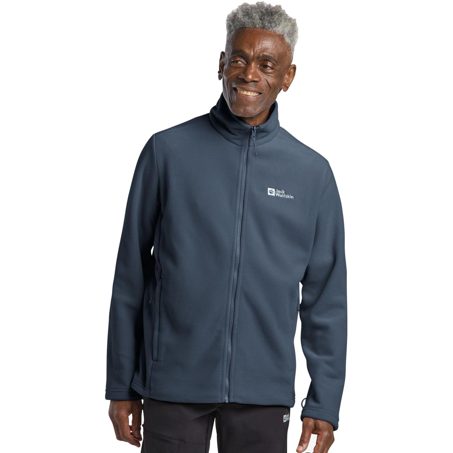 Кофта флісова чоловіча Jack Wolfskin Winterstein Fz M 1711371_C0412 XL темно-синя