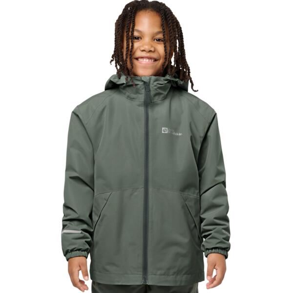 

Куртка детская Jack Wolfskin Iceland 3In1 Jacket K 1610081_T0137 152 серо-зеленая