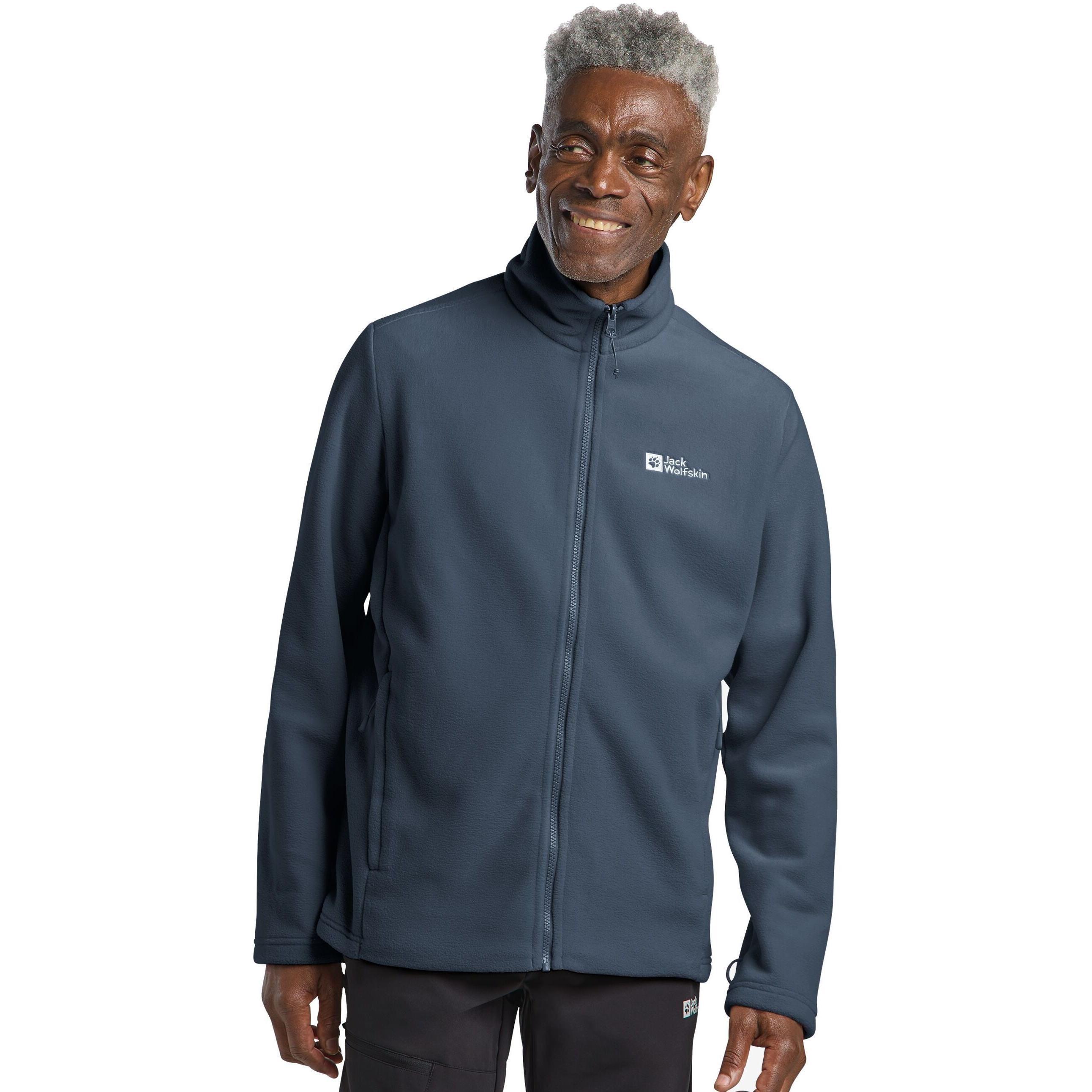 Кофта флисовая мужская Jack Wolfskin Winterstein Fz M 1711371_C0412 M темно-синяя фото 1