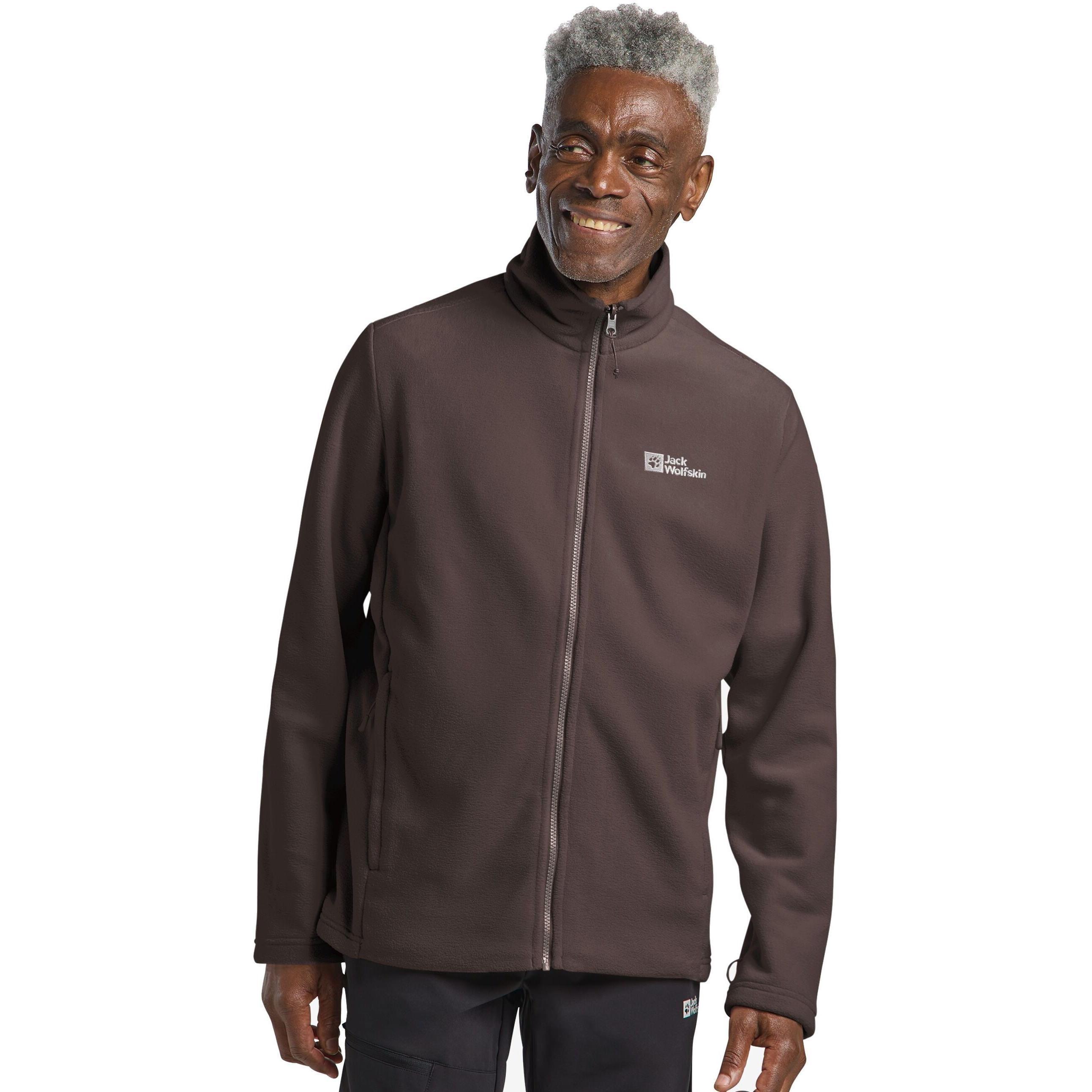 Кофта флисовая мужская Jack Wolfskin Winterstein Fz M 1711371_D0108 M коричневая фото 1